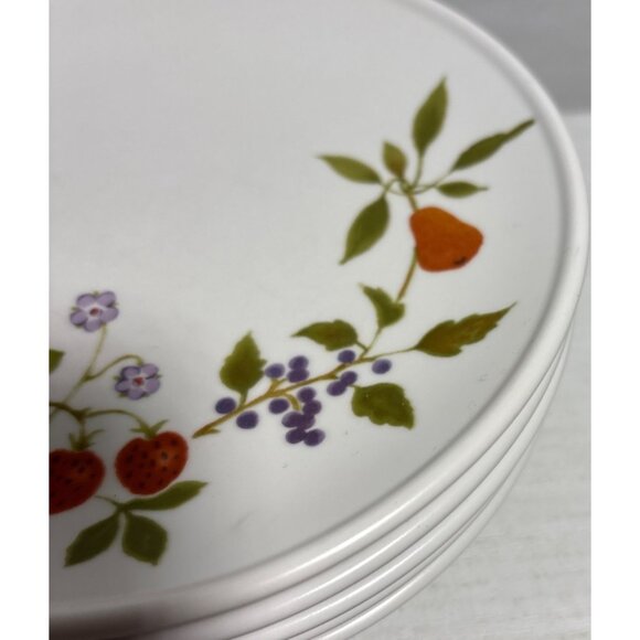 Noritake Progression China BerriesN Such 9070 Dessert Plate Set Of 5 Japan 6.25" - Picture 5 of 8